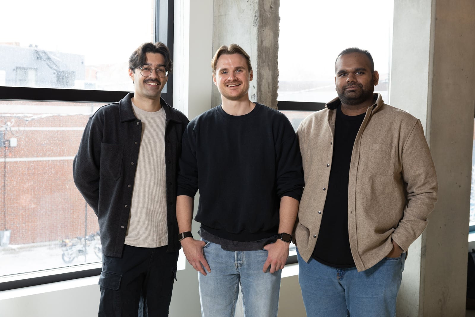 The Lumo founding team at NEXT AI Montréal Founder Days.