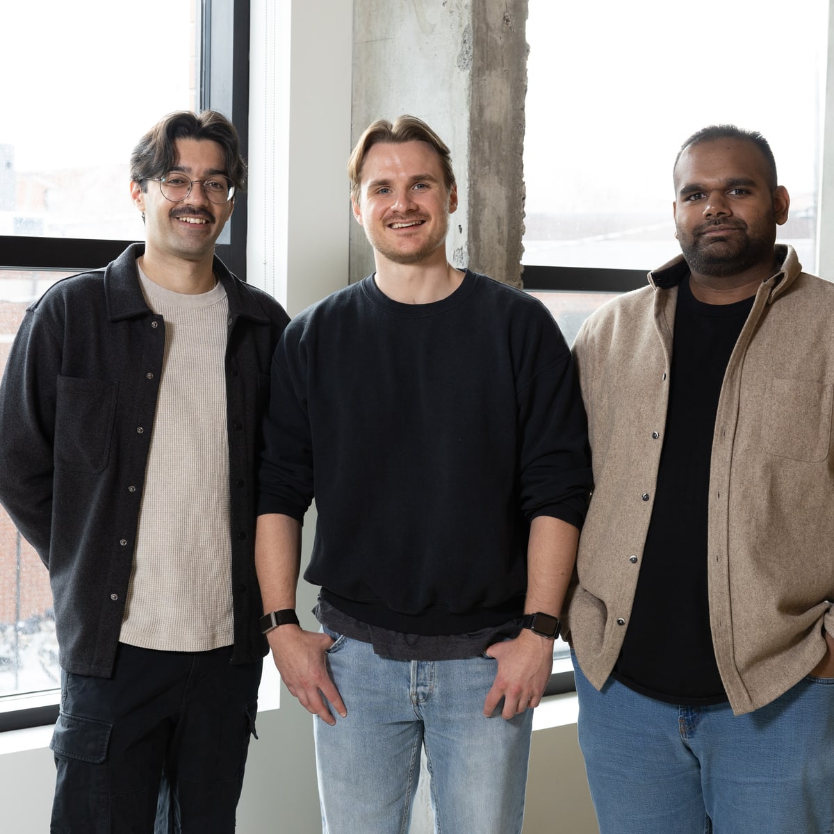 The Lumo founding team at NEXT AI Montréal Founder Days.